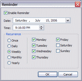 Desktop Reminder Screen Shot