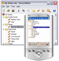 Secure Notes Screen Shot